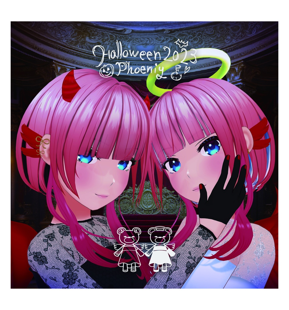 ふぇにー Halloween2023 ハンドタオル(全2種)