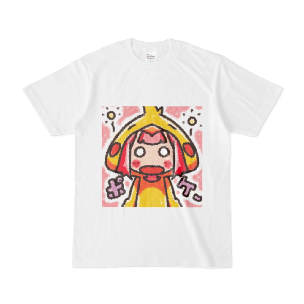 ポケーとしてる着ぐるみオカメインコちゃんTシャツ