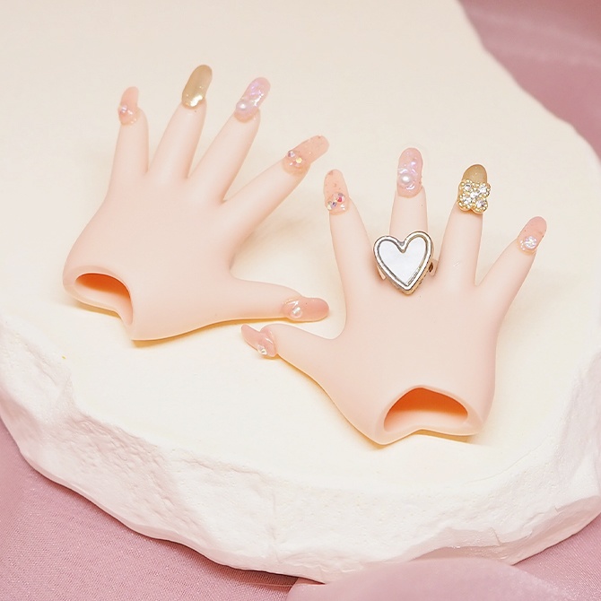 【2024】三越のお歳暮・冬ギフト MDDカスタムネイルハンド】ピンク&ゴールド -リング付き その他