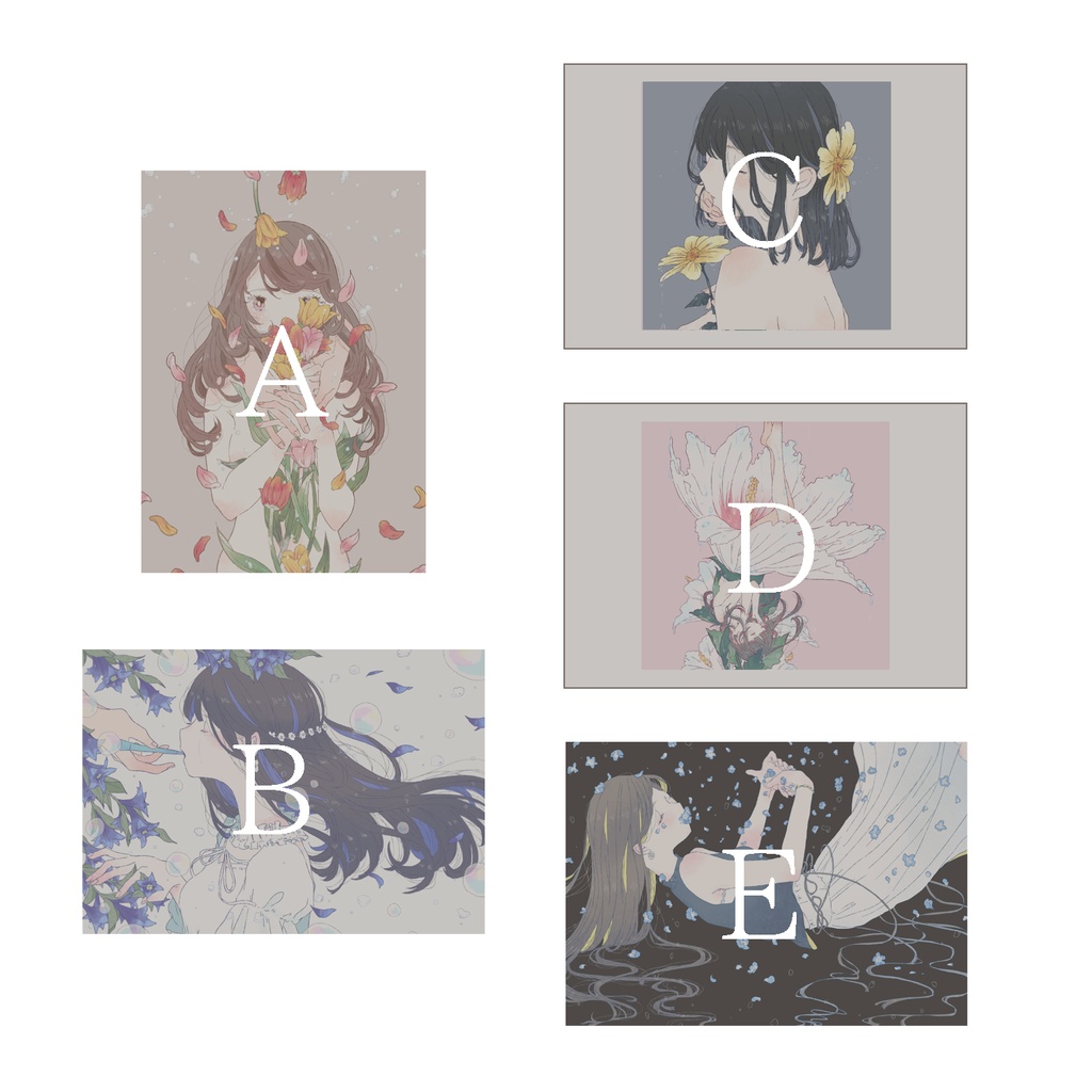 ポストカード(恋と××展)