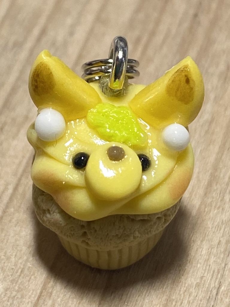 きつねマフィン型チャーム