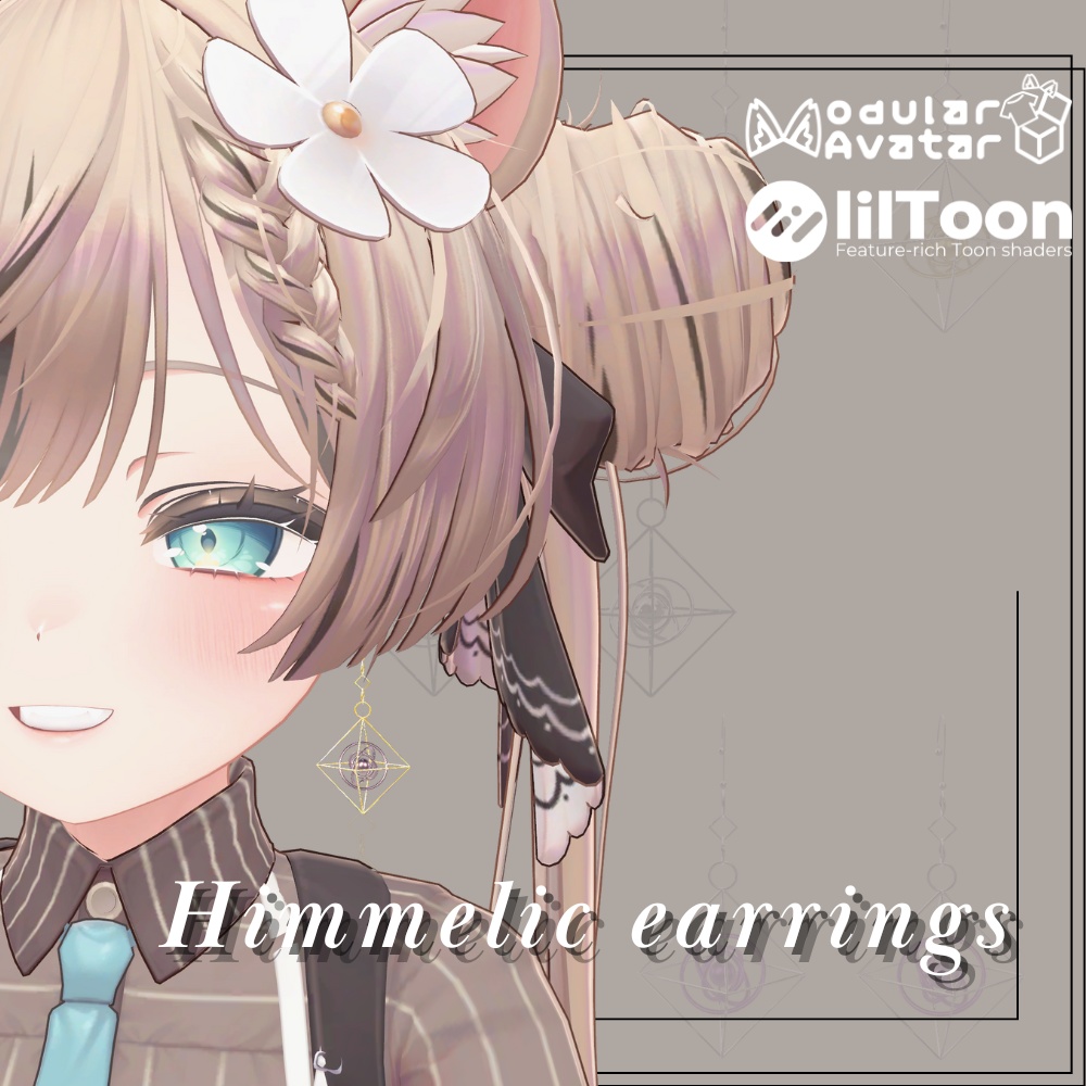 【10アバター対応】Himmelic earrings 【MA対応】