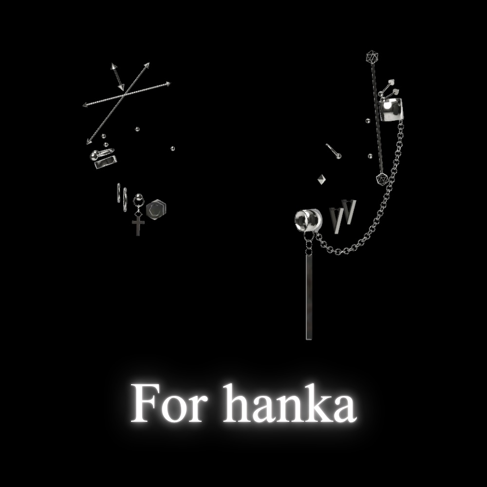 【MA対応】”UNLEASHED”ピアスセット【狛乃・斑霞対応】