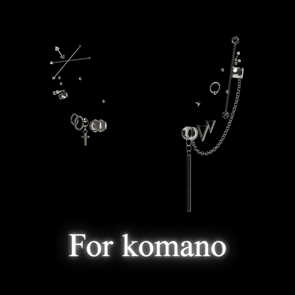 【MA対応】”UNLEASHED”ピアスセット【狛乃・斑霞対応】