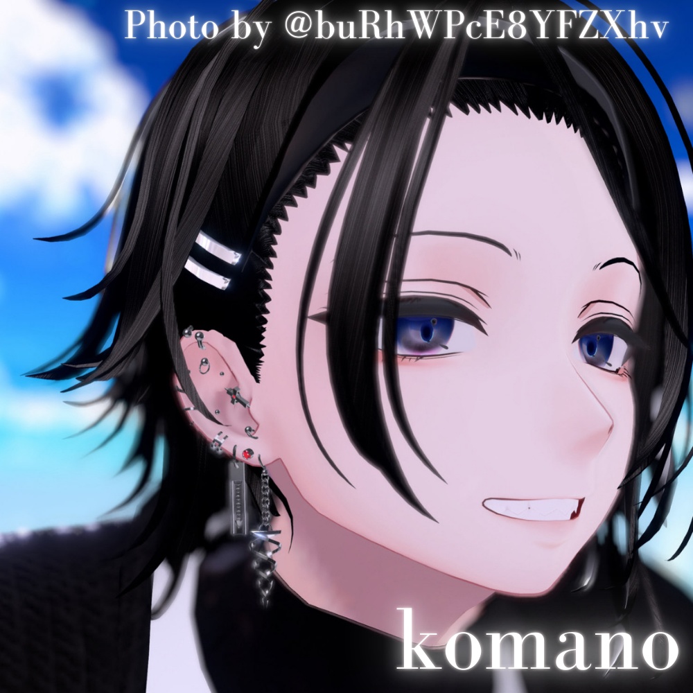 【MA対応】”UNBOUND”ピアスセット【7アバター対応】