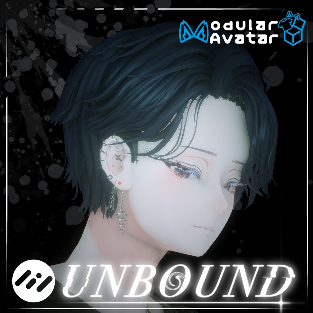 【MA対応】”UNBOUND”ピアスセット【7アバター対応】✨セール中✨