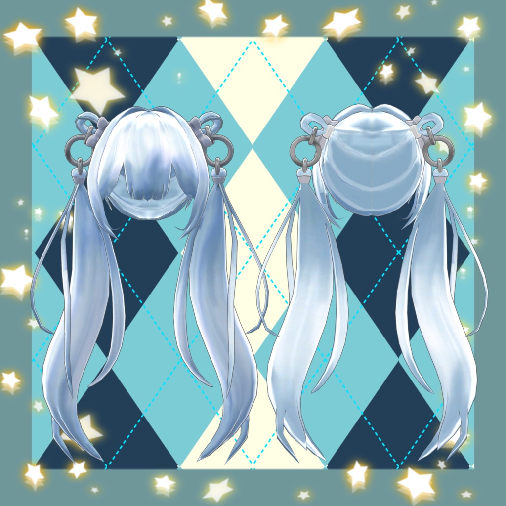 【5アバター対応】リングツインテール