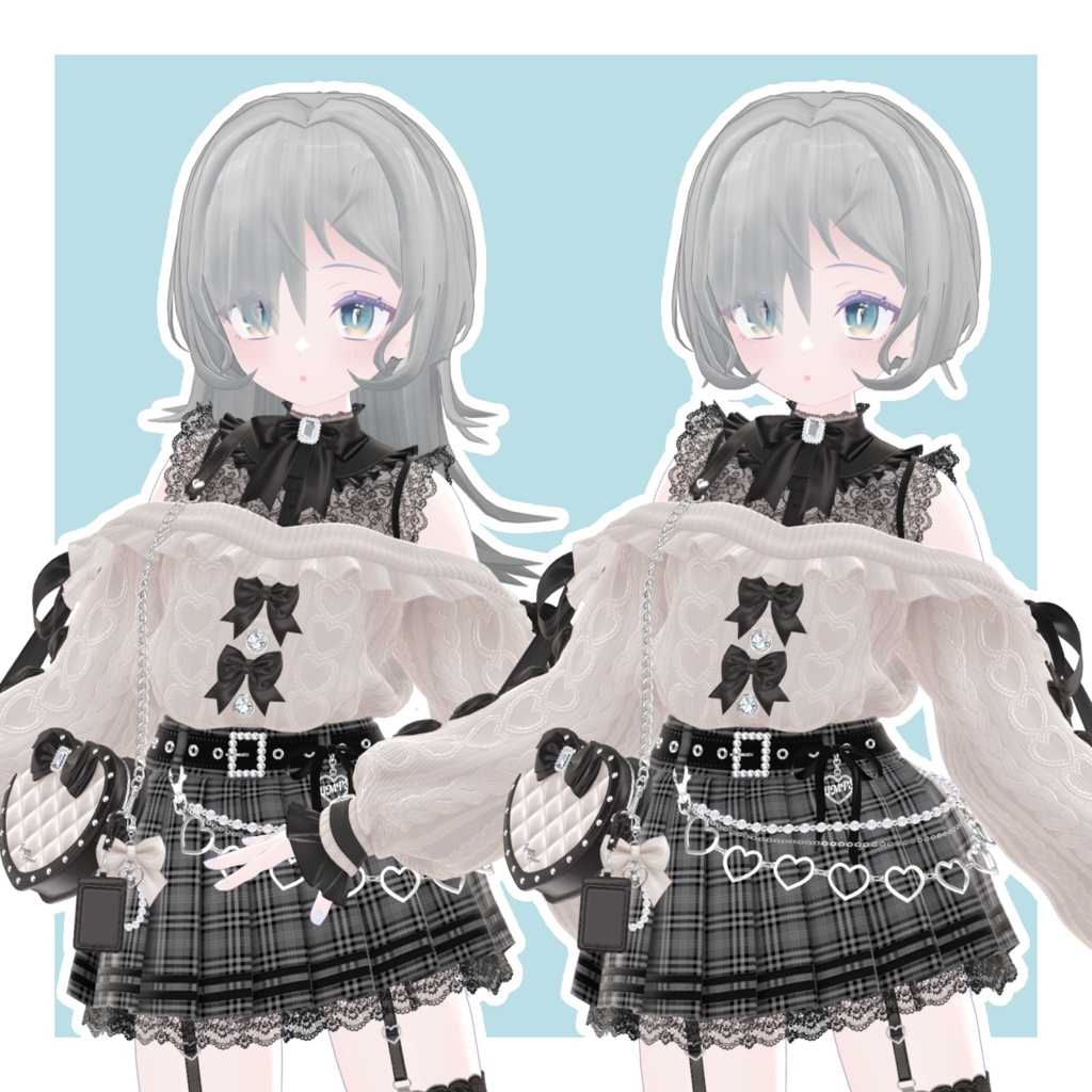 【10アバター対応】2way目隠れクラゲウルフ