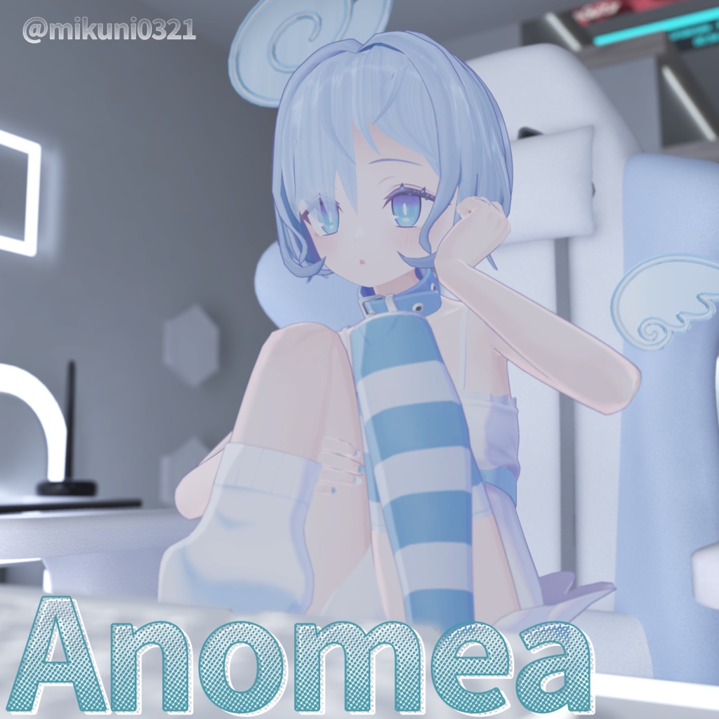 【10アバター対応】2way目隠れクラゲウルフ