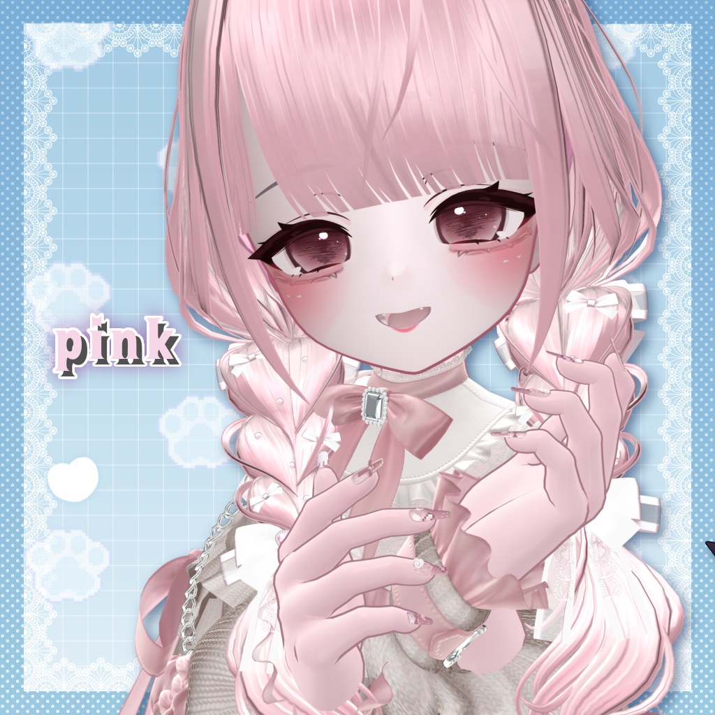 【FREE】【ショコラ対応ネイル】kawaii angel nail