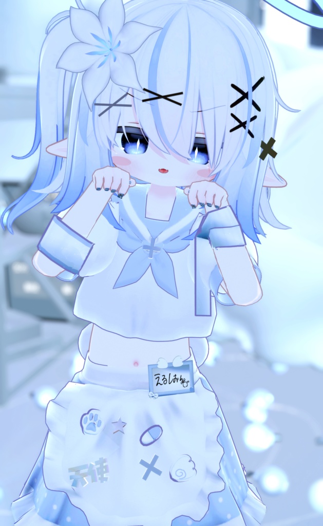 【髪型+ネイル付き衣装】【5アバター対応】天使とティーカップ