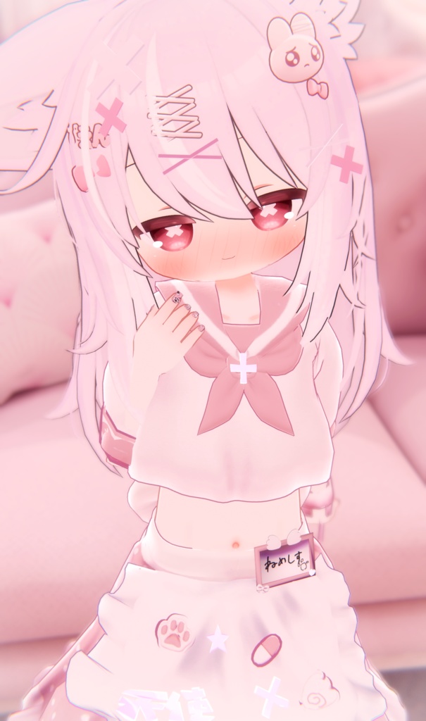 【髪型+ネイル付き衣装】【5アバター対応】天使とティーカップ