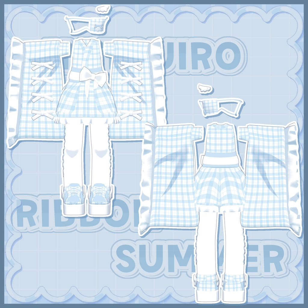 【✨セール中✨】【4アバター対応】夏色リボンサマー🎆