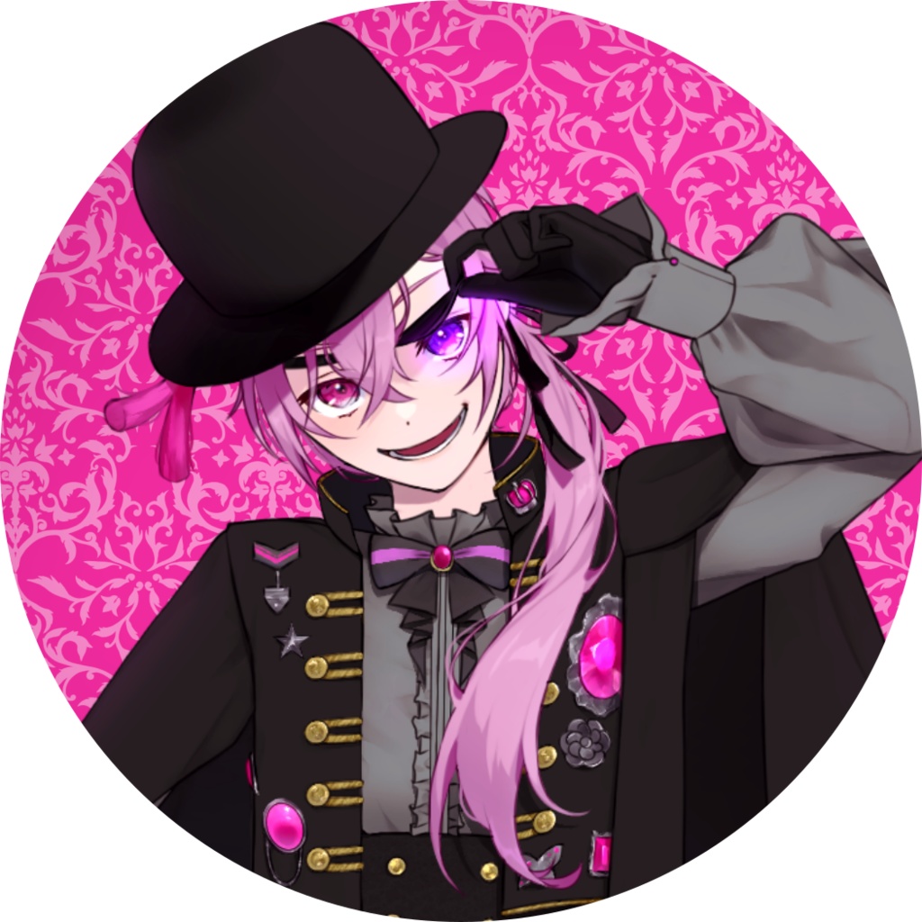 甘瀬ティア缶バッジ(2周年限定ビジュアルver.) - 甘瀬ティア