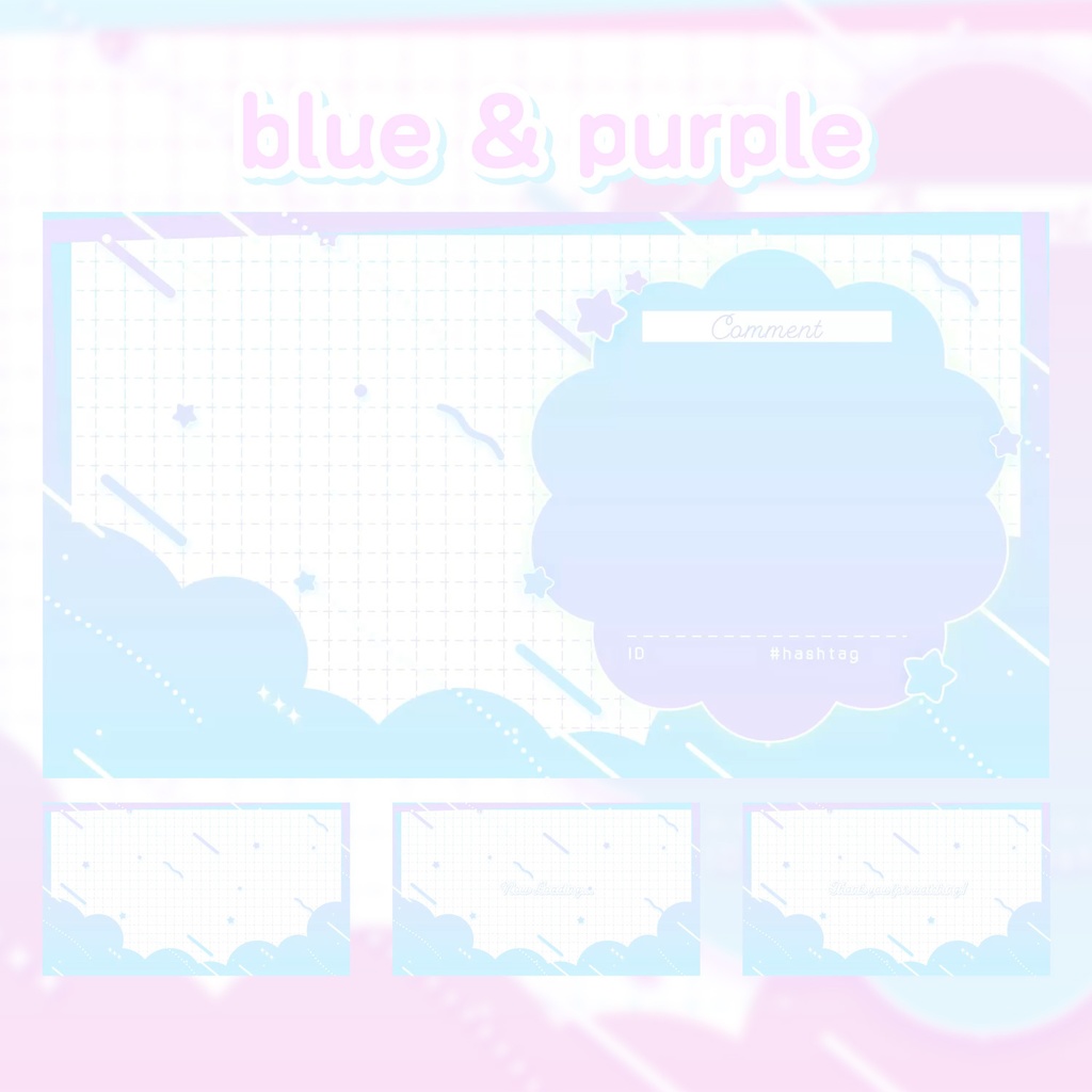 ポップな配信画面セット