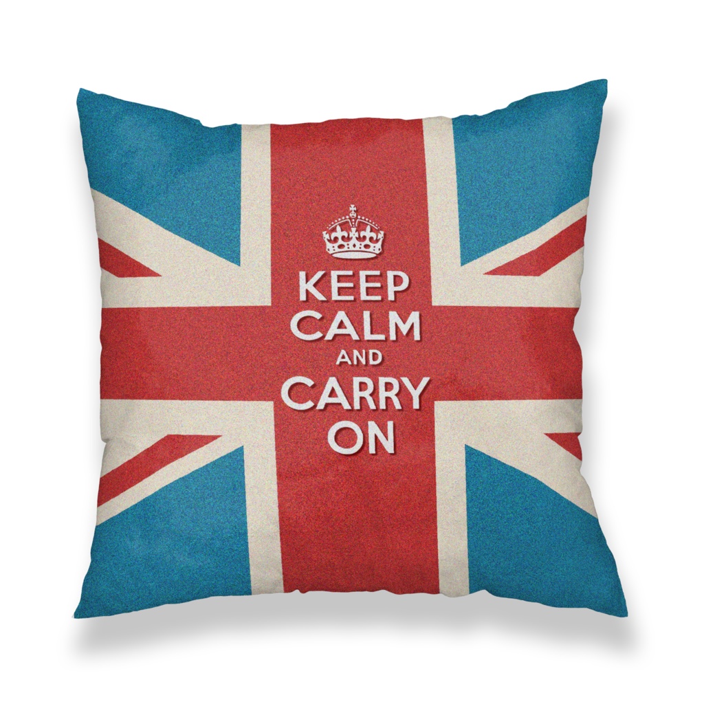 keep calm and　クッションカバー