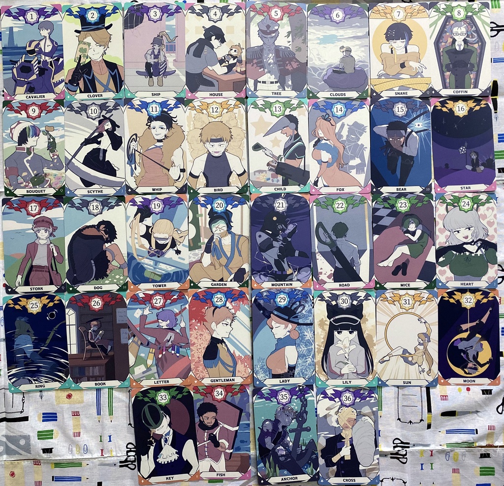【擬人化】LOS Lenormand【カードデッキ】