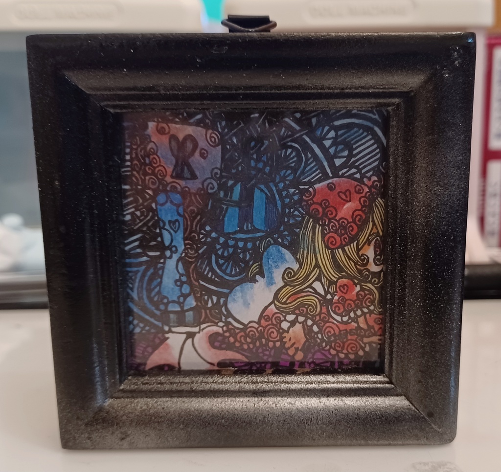 額付きミニ原画(C)