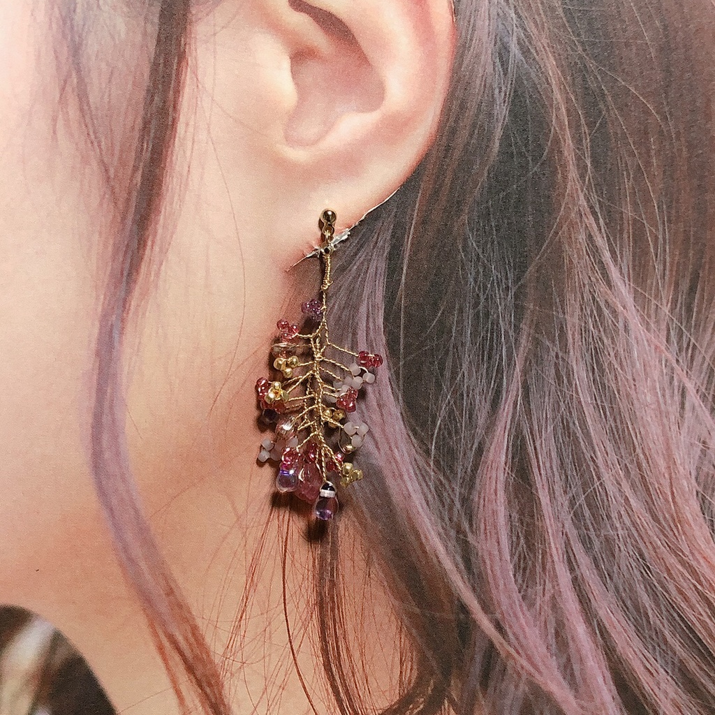 【Sale】てんえどモチーフ 小枝ピアス