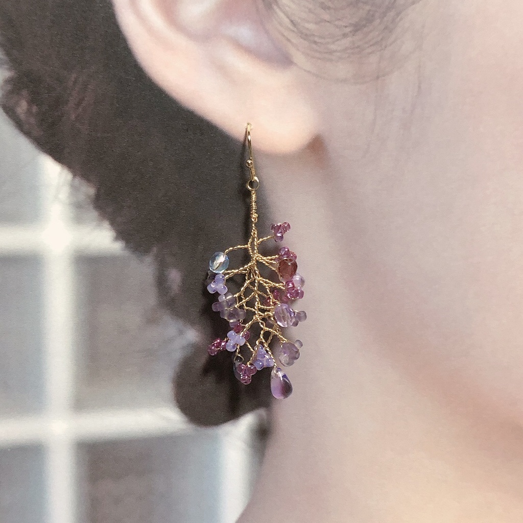 【Sale】てんえどモチーフ 小枝ピアス