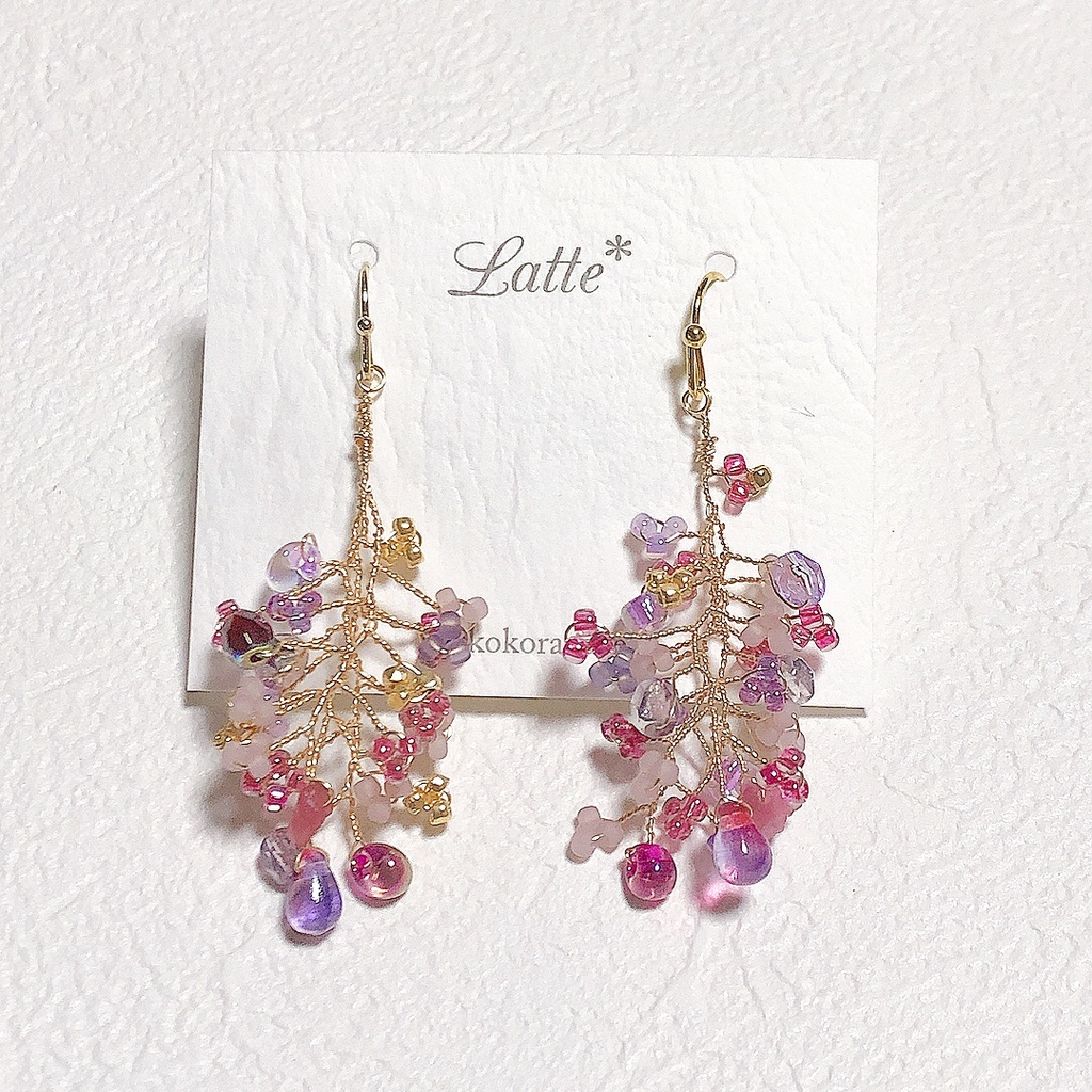 【Sale】てんえどモチーフ 小枝ピアス