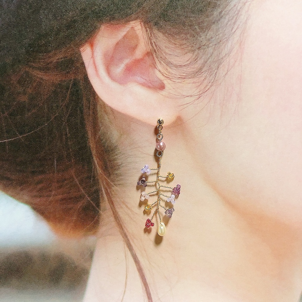 【Sale】てんえどモチーフ 小枝ピアス