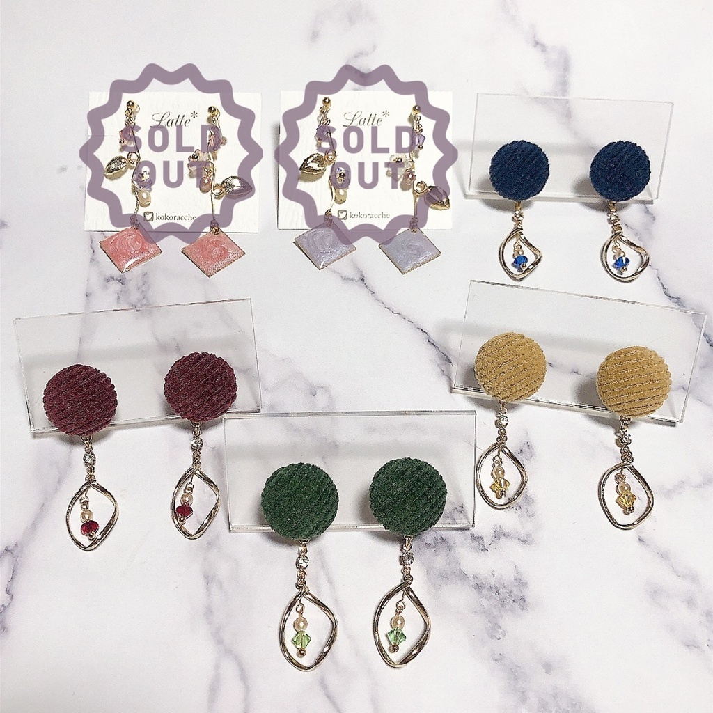 【Sale】江 モチーフイヤリング