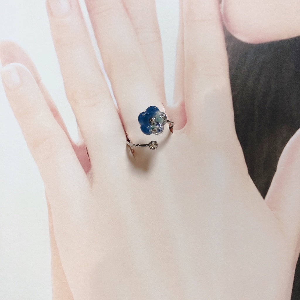 【Sale】Blue×Silver Motif Accessory