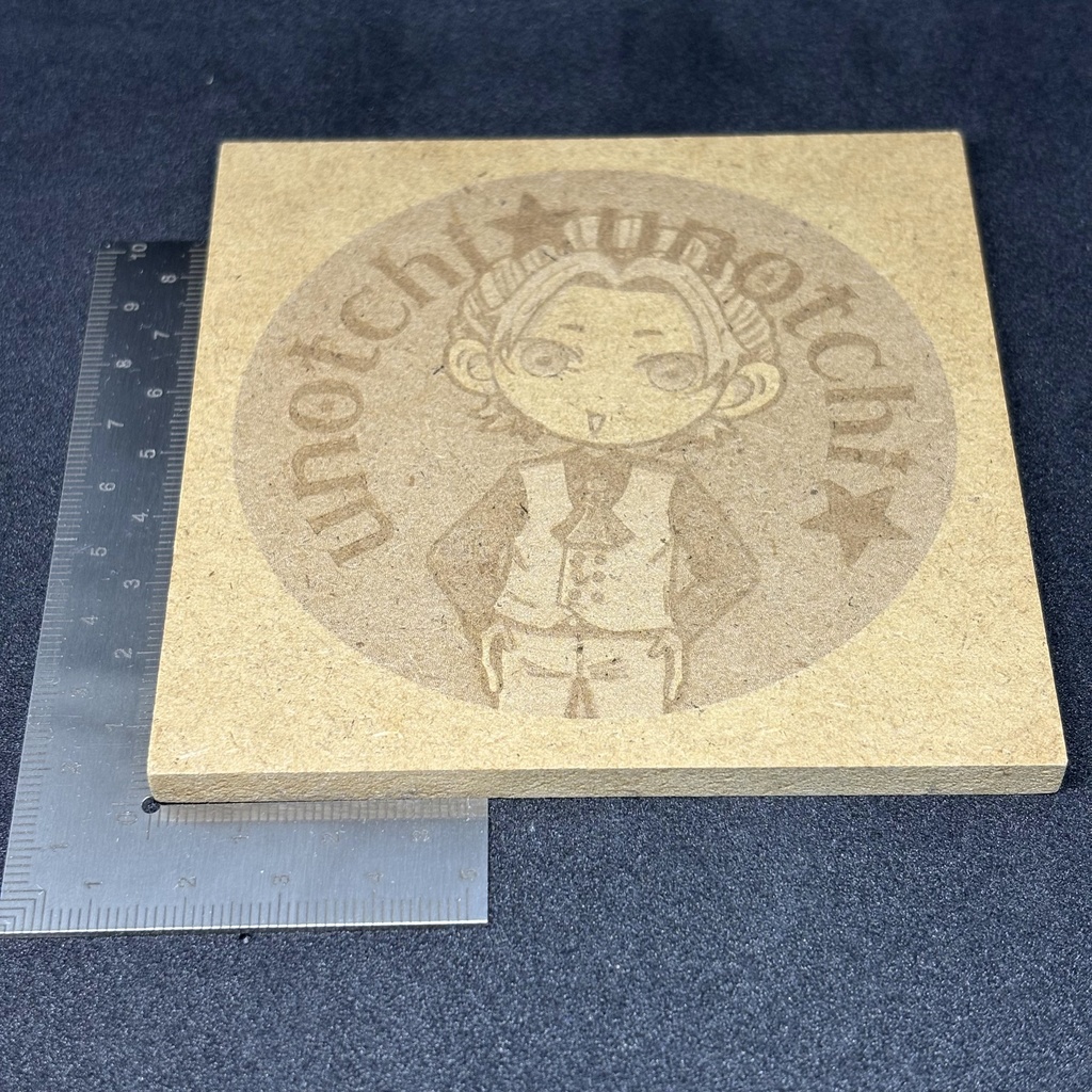 うのっち木製コースターB