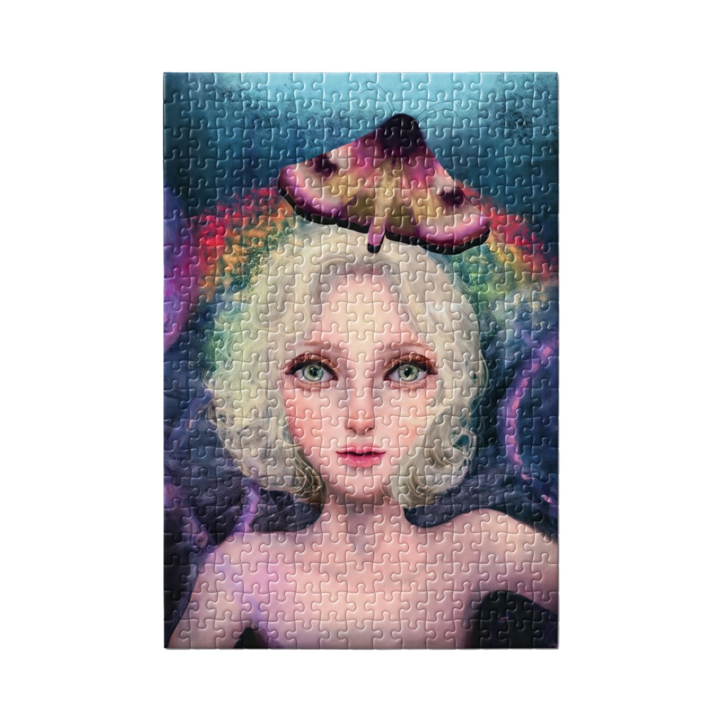 キューピッドと蛾