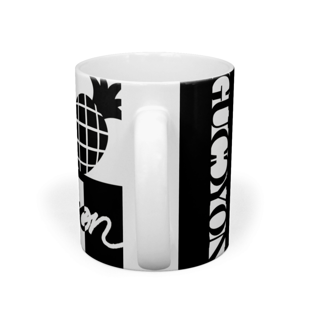 GUCCYONモノクロマグカップ