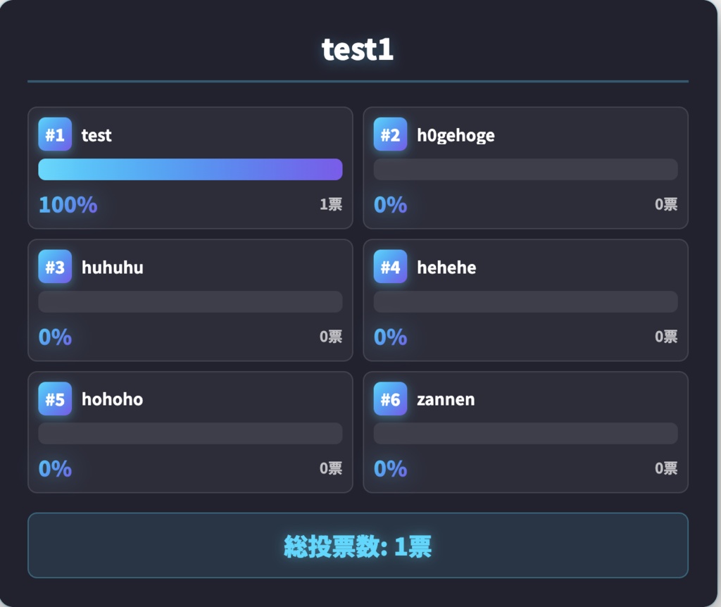 リアクトポール -わんコメ連携アンケートツール-