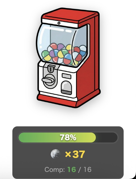 【わんコメ連携】デスクトップ・パレード - コメント連動ガチャOBSオーバーレイ