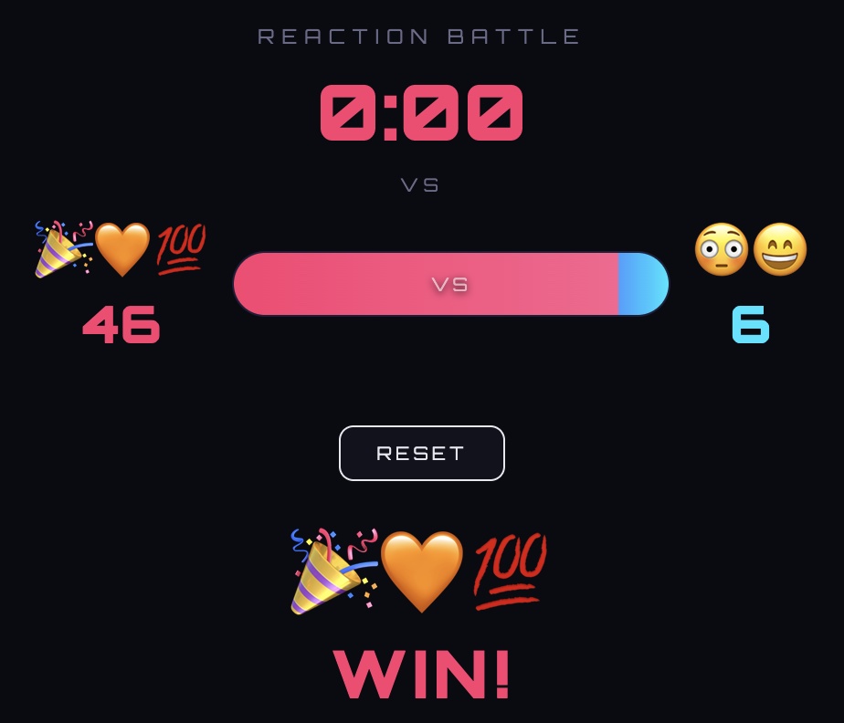 【わんコメ連携】リアクションパワー - YouTube Liveリアクション可視化でエンゲージメント向上OBSオーバーレイ