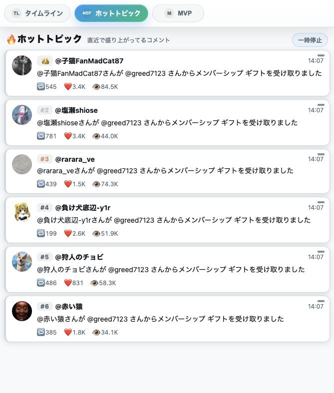 【わんコメプラグイン】SNSタイムライン - コメントが某SNSの「投稿」に見える配信演出OBSオーバーレイ V2.0