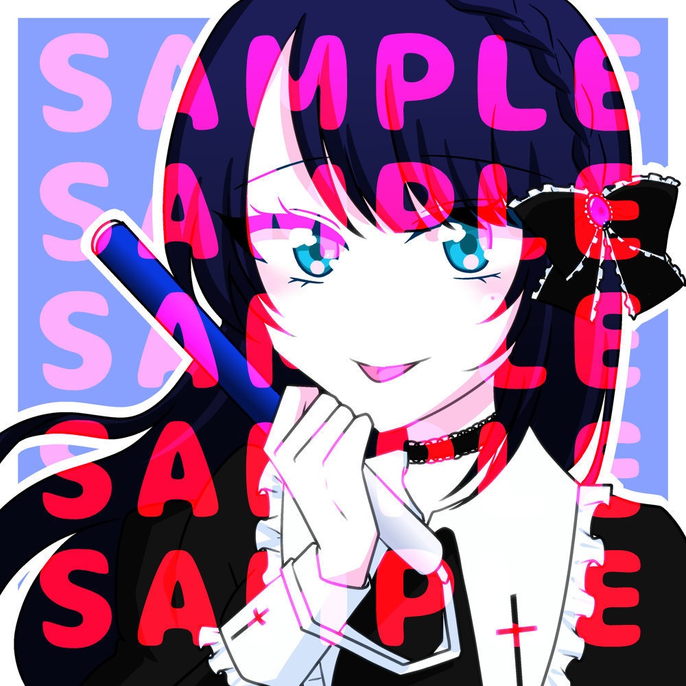 推しカラー量産型女子フリーアイコンセット