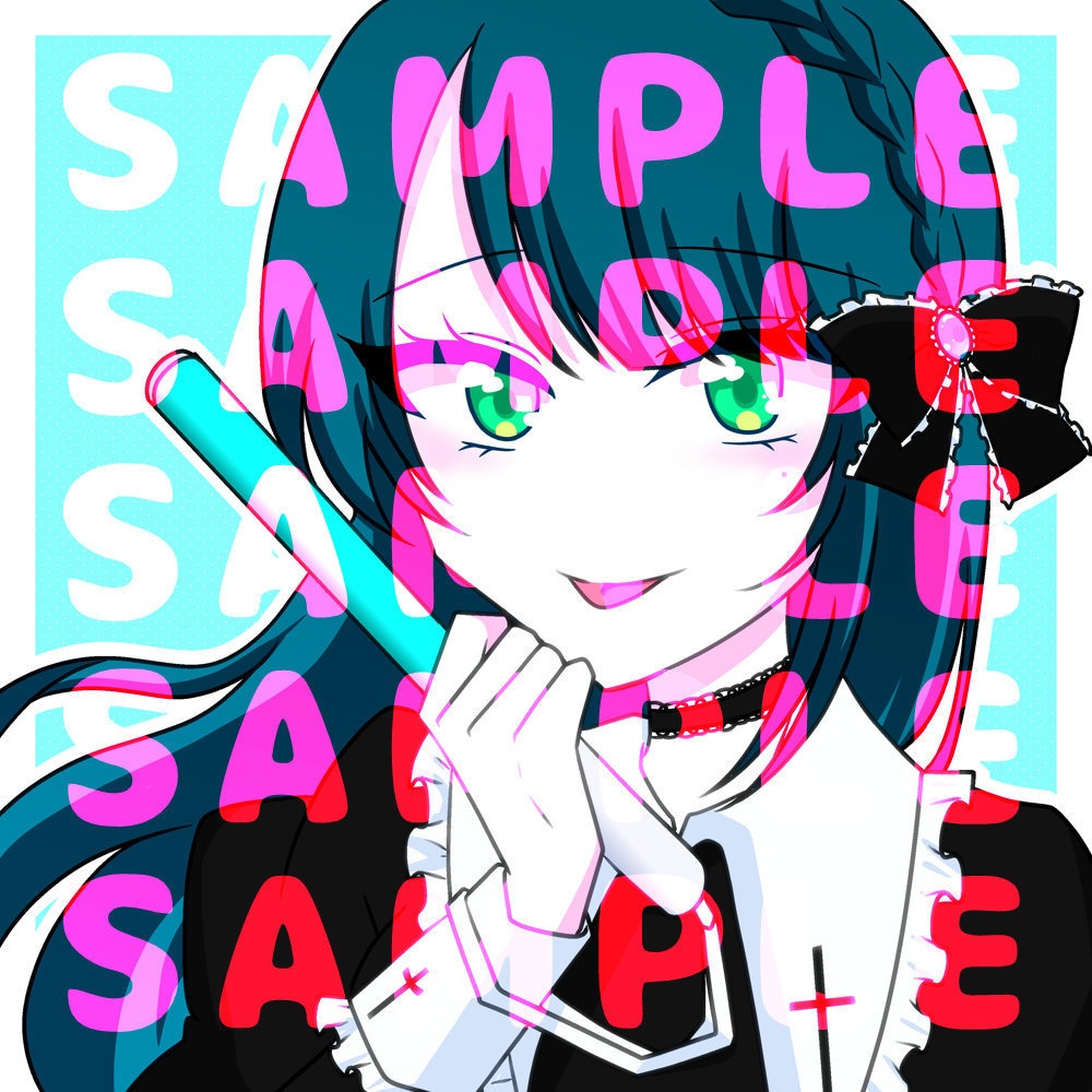 推しカラー量産型女子フリーアイコンセット