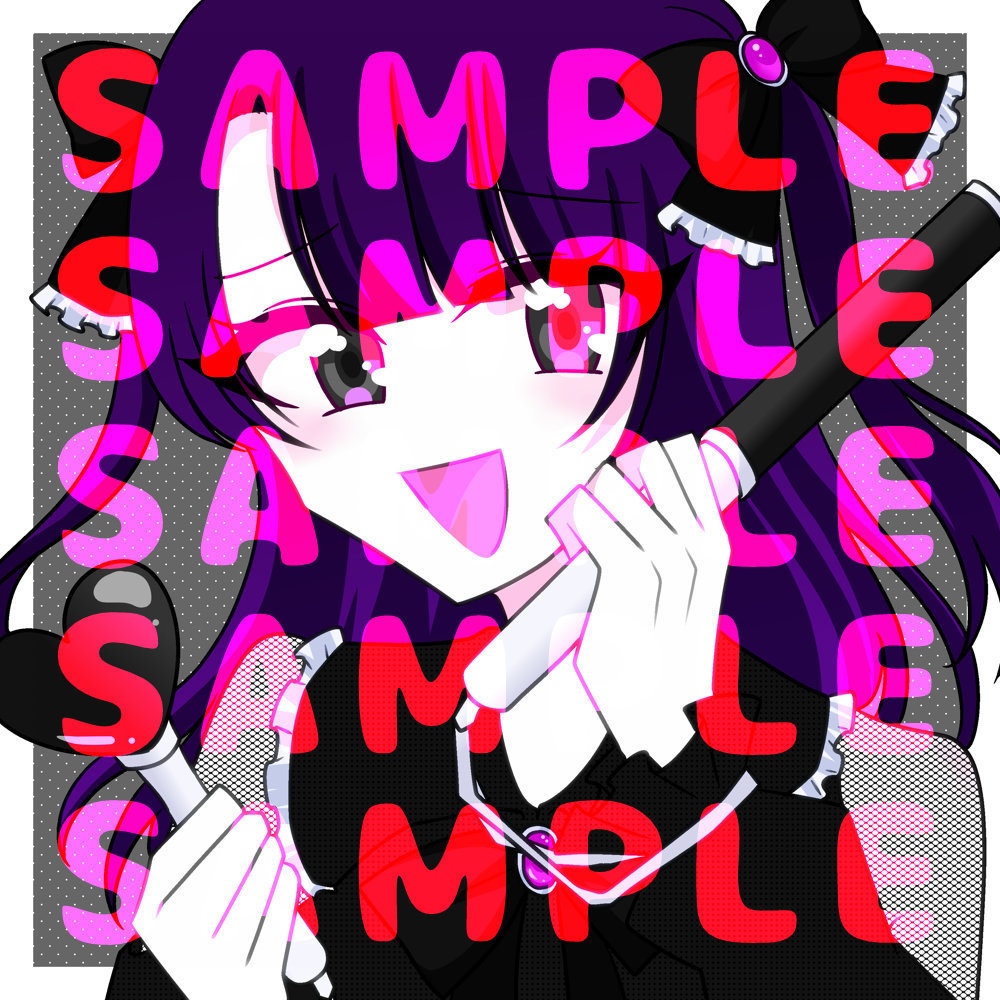 推しカラー量産型女子フリーアイコンセット