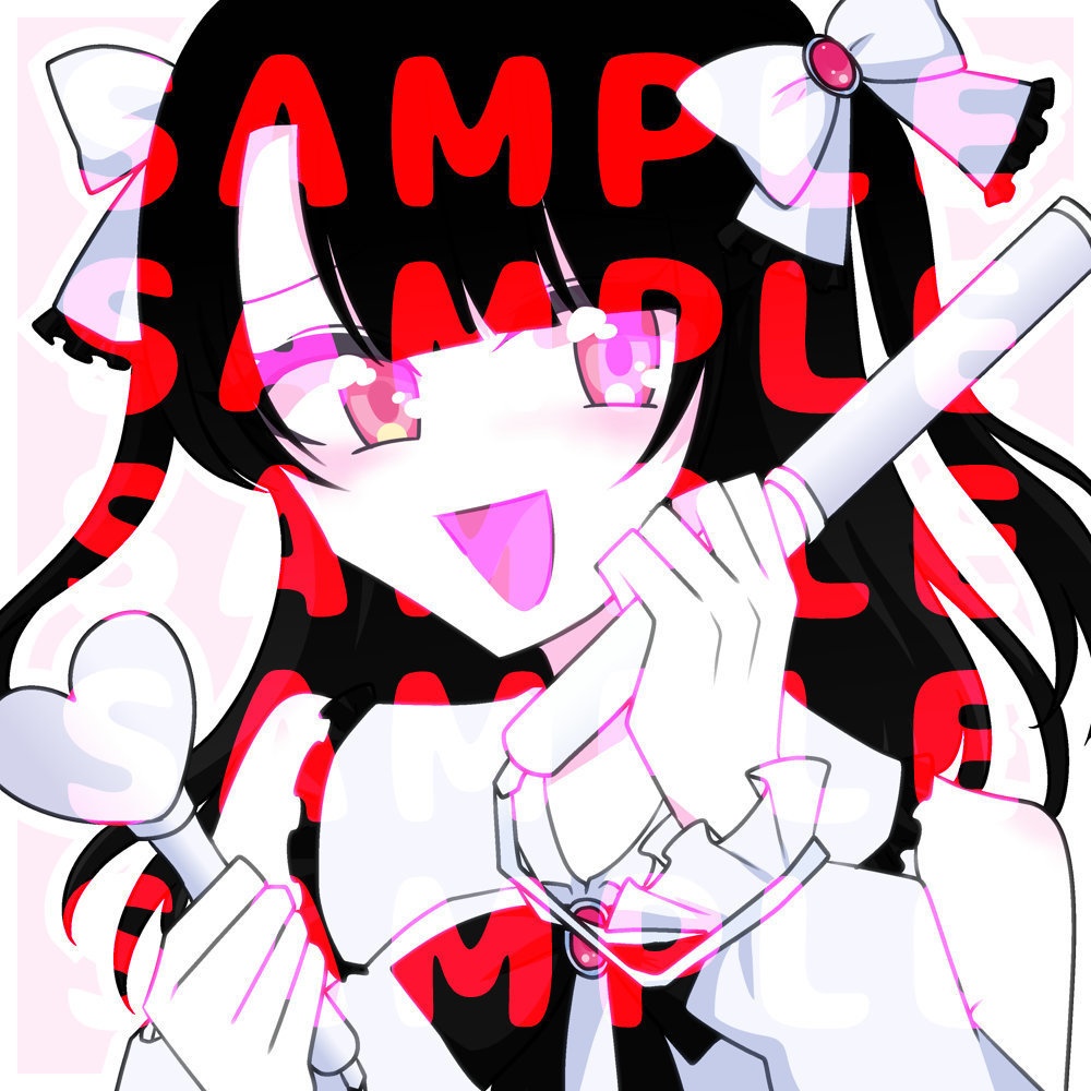 推しカラー量産型女子フリーアイコンセット