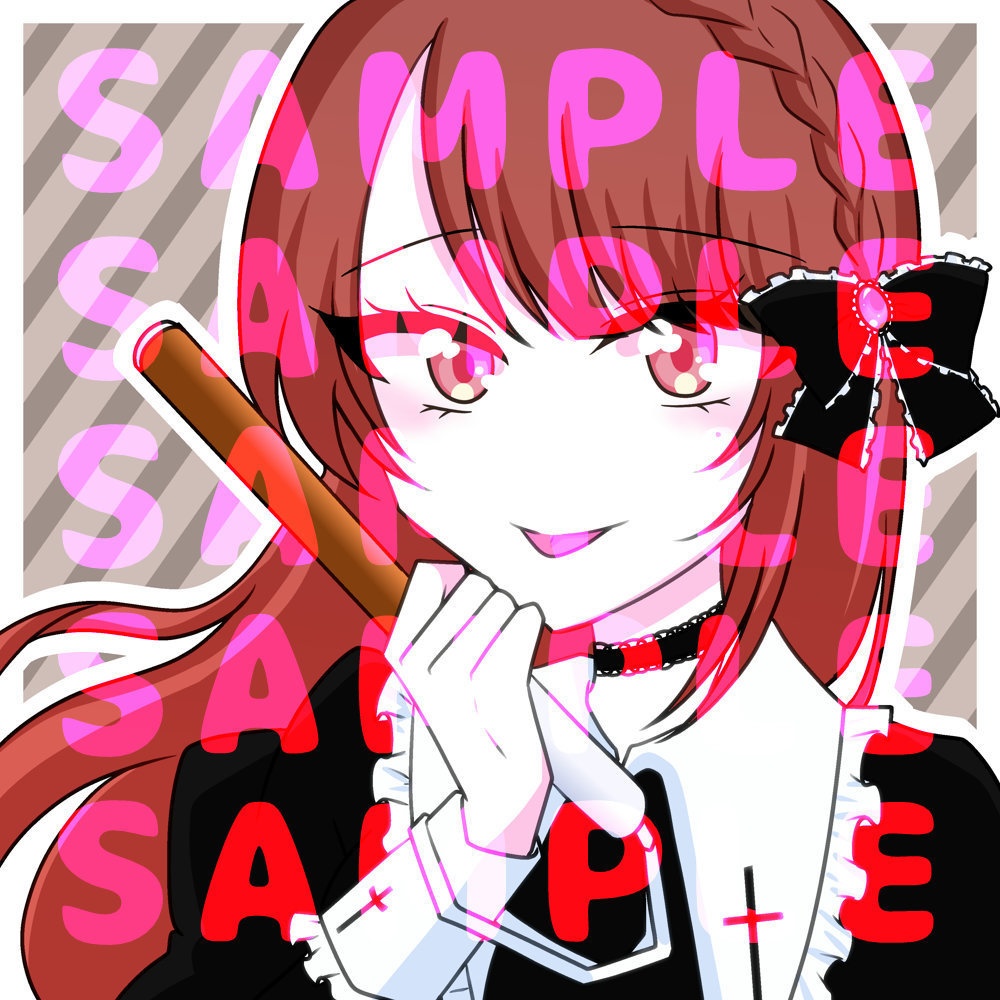 推しカラー量産型女子フリーアイコンセット