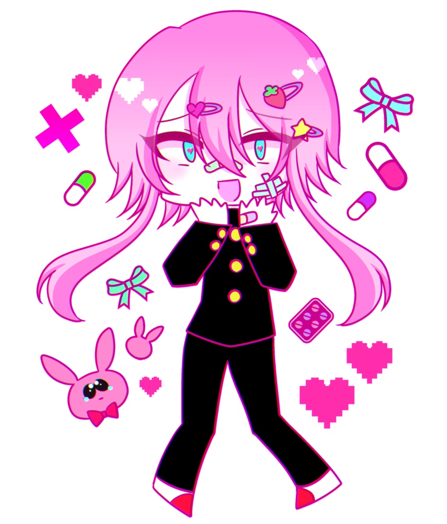 メンヘラくん病みかわアクキー