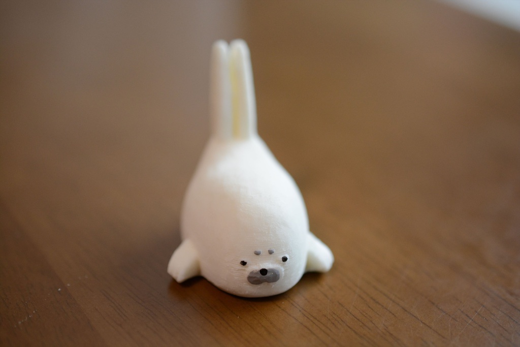 えびふりゃー型あざらしメモスタンド