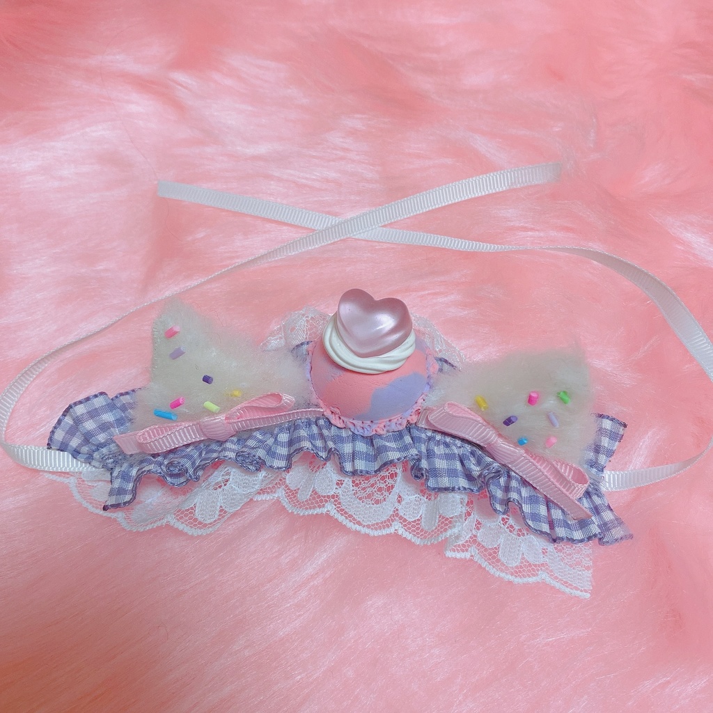 Light purple× Cotton candy♡ヘッドドレス