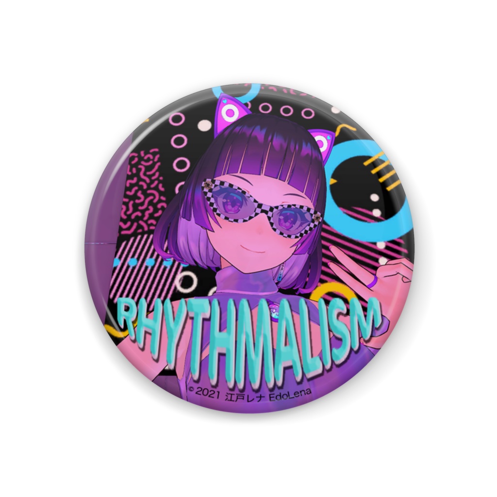 【缶バッチ①】RHYTHMALISM(リズマリズム) - 新曲MV記念 tin badges