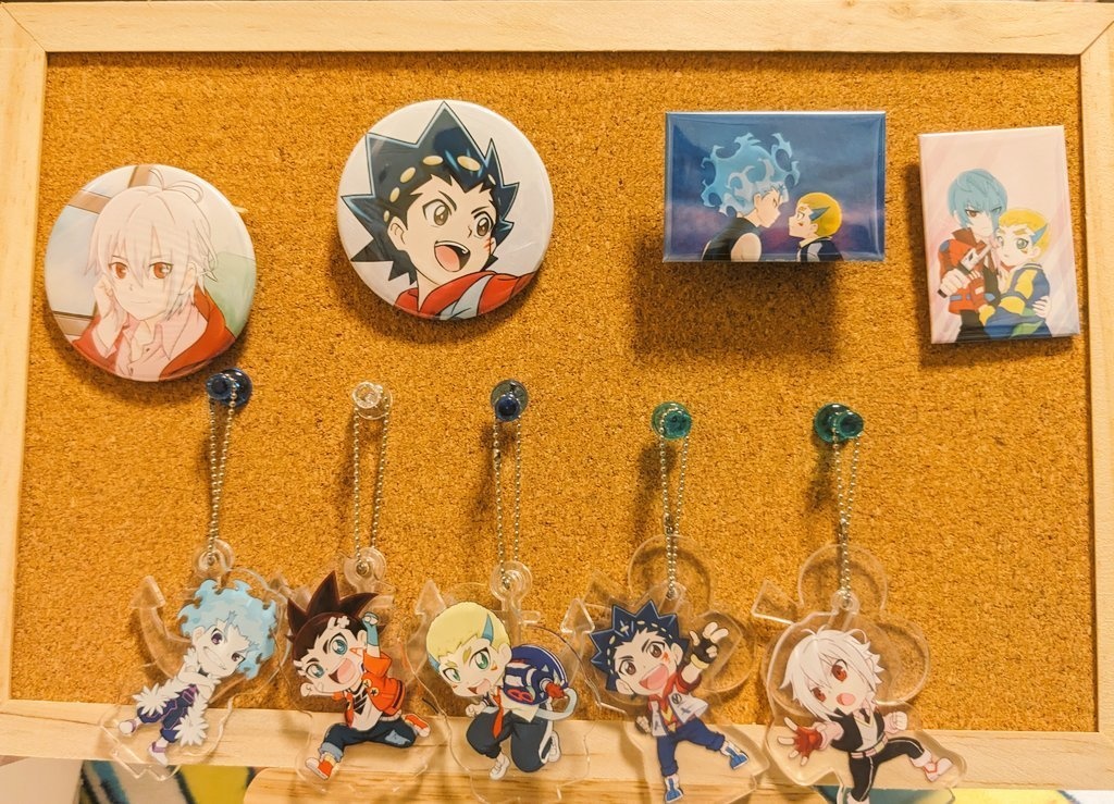 アクリルスタンドキーホルダー4種