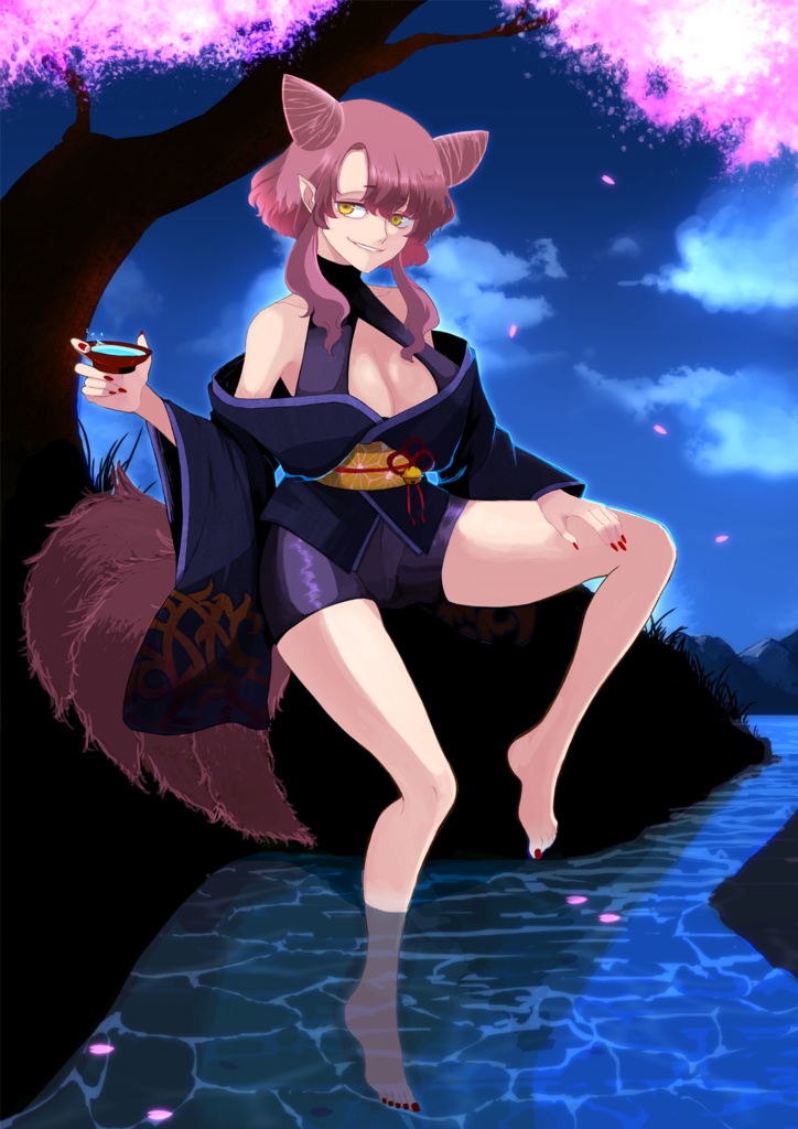天狐_ポストカード