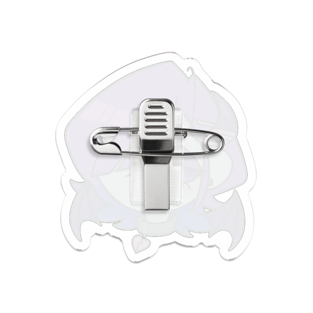 おかおアクリルバッジ - Amathyst