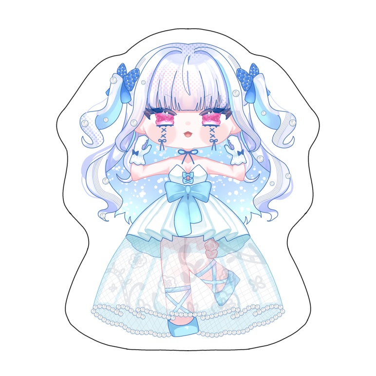 【シール】ドレスリゼシール（#にじそうさく10）