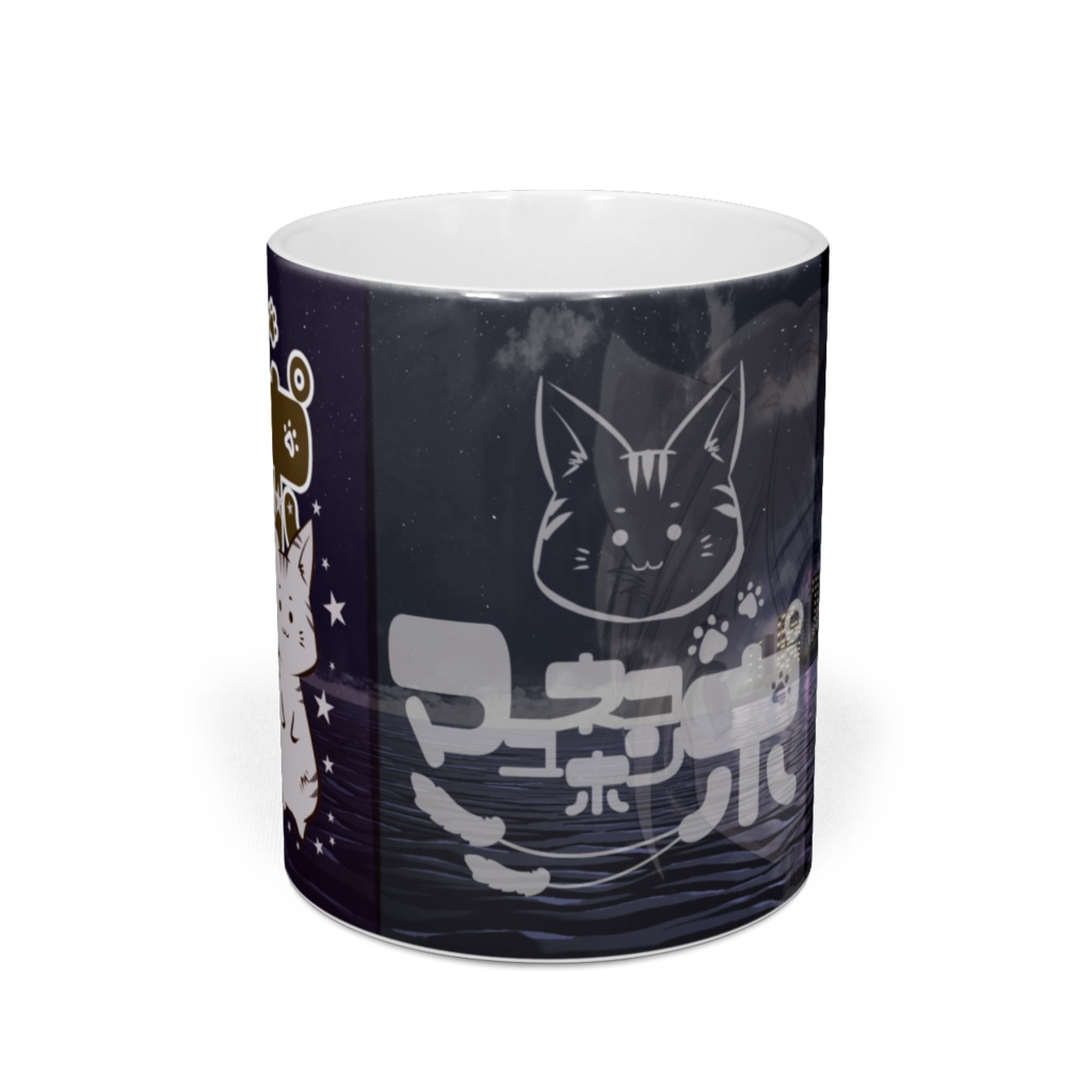 眉猫マグカップ01
