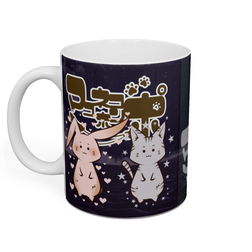 眉猫マグカップ01